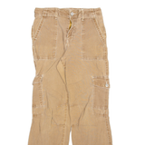 DICKIES Cargo Womens Trousers Beige Regular Straight W29 L28