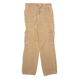 DICKIES Cargo Womens Trousers Beige Regular Straight W29 L28