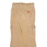 DICKIES Cargo Womens Trousers Beige Regular Straight W29 L28