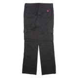 DICKIES Cargo Mens Trousers Black Relaxed Straight W31 L32