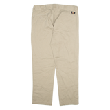 DICKIES Mens Trousers Beige Slim Tapered W36 L32