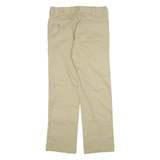DICKIES Mens Trousers Beige Slim Straight W30 L32
