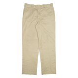 DICKIES 874 Workwear Mens Trousers Beige Regular Straight W34 L32