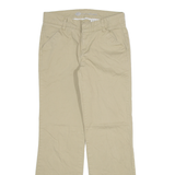 DICKIES Womens Trousers Beige Relaxed Straight W29 L30