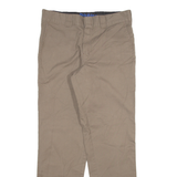 DICKIES Mens Trousers Grey Slim Straight W32 L32