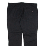 DICKIES Mens Trousers Black Regular Straight W42 L32