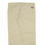 DICKIES Mens Trousers Beige Slim Straight W34 L30