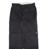 DICKIES Mens Trousers Black Relaxed Straight W36 L34