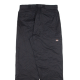 DICKIES Mens Trousers Black Relaxed Straight W36 L34
