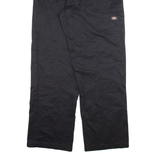 DICKIES Mens Trousers Black Relaxed Straight W36 L34