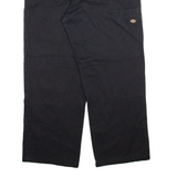 DICKIES Mens Trousers Black Relaxed Straight W34 L28