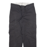 DICKIES Cargo Mens Trousers Black Regular Straight W29 L28