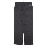 DICKIES Cargo Mens Trousers Black Regular Straight W29 L28