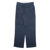 DICKIES Mens Trousers Blue Regular Straight W30 L30