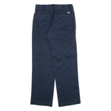 DICKIES Mens Trousers Blue Regular Straight W30 L30