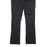 DICKIES Womens Trousers Black Slim Straight W30 L31