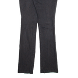 DICKIES Womens Trousers Black Slim Straight W25 L31