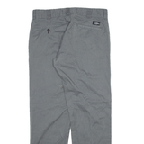 DICKIES Mens Trousers Grey Slim Straight W32 L30
