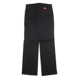DICKIES Womens Trousers Black Regular Bootcut W28 L31