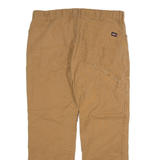 DICKIES Mens Trousers Brown Relaxed Straight W36 L30