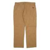 DICKIES Mens Trousers Brown Relaxed Straight W36 L30