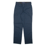 DICKIES Mens Trousers Blue Regular Straight W33 L32