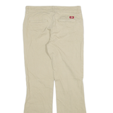 DICKIES Womens Trousers Beige Slim Bootcut W30 L29