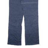 DICKIES Womens Trousers Blue Relaxed Straight W34 L31