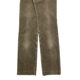 LEVI'S Womens Corduroy Trousers Brown Slim Straight 90s W24 L30