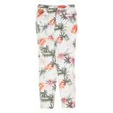 REISS Selena Floral Womens Trousers Beige Slim Skinny W26 L28