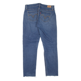 LEVI'S 528 Curvy Cut Womens Jeans Blue Slim Tapered Stone Wash W29 L27