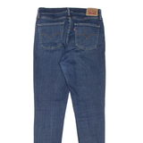 LEVI'S 721 High Rise Womens Jeans Blue Slim Skinny Stone Wash W26 L30