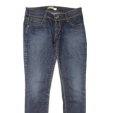 LEVI'S 473 Womens Jeans Blue Slim Skinny Stone Wash W32 L32