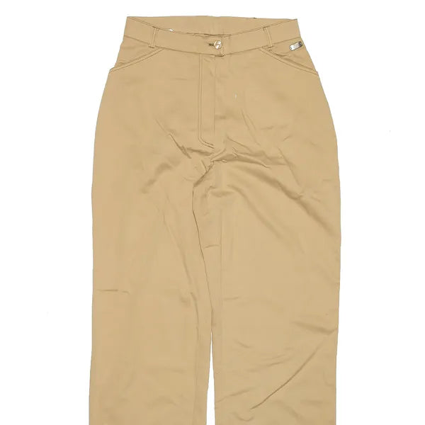 VICINI Beige Regular Straight Trousers Womens W25 L30