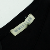 WHISTLES Womens Pencil Dress Black Long Sleeve Knee Length UK 8