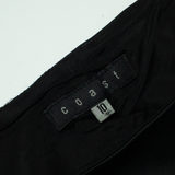 COAST Womens Pencil Dress Black Sleeveless Midi UK 10