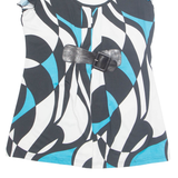 ORSAY Womens Printed Blouse Blue Geometric M