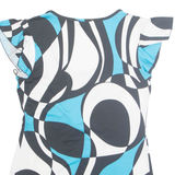 ORSAY Womens Printed Blouse Blue Geometric M