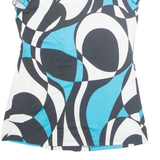 ORSAY Womens Printed Blouse Blue Geometric M