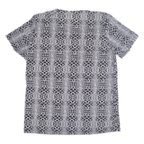 Snake Womens Printed Top Grey Animal Print M