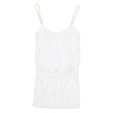 AMAZING NIGHT Womens Top White Sleeveless XS
