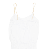 AMAZING NIGHT Womens Top White Sleeveless XS