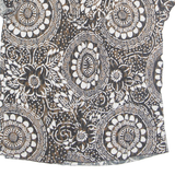Womens Printed Blouse Black Floral M