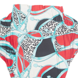 Cheetah Womens Printed Blouse Red Crazy Pattern M
