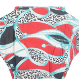 Cheetah Womens Printed Blouse Red Crazy Pattern M