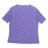 YOUR SIXTH SENSE Womens Top Purple V-Neck M