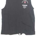 FB SISTER Brave Soul Womens Printed Vest Black Sleeveless XS