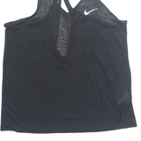 NIKE Womens Sports Vest Black Sleeveless S