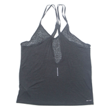 NIKE Womens Sports Vest Black Sleeveless S