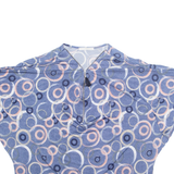 ARMAND THIERY Womens Printed Top Blue Spotted M